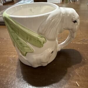 Vintage WBI Ceramic Elephant Coffee Mug Tea Cup Collectable